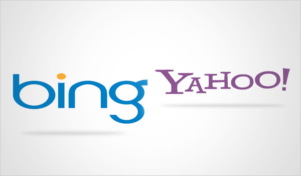 Yahoo and bing logos